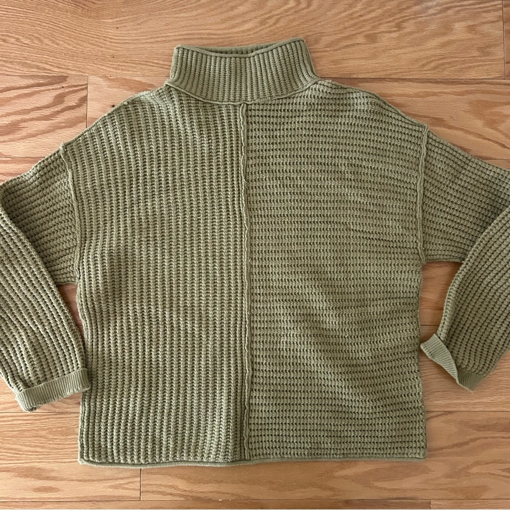 Sonoma Sage Green Women's Cowl Neck Sweater